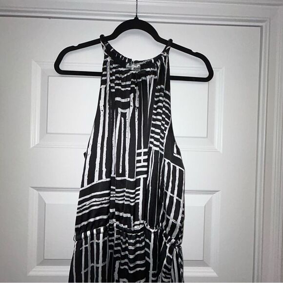 New, Chico’s Halter  Ruffle Maxi Dress Chicos - Picture 6 of 14